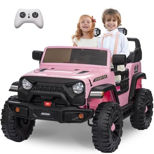 Fisher Price Power Wheels Disney Princess Jeep Wrangler In Pink 49
