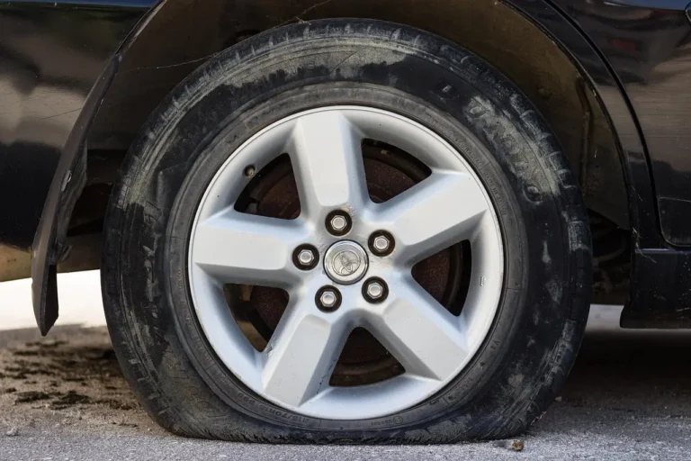 flat-tire-fixing-on-road
