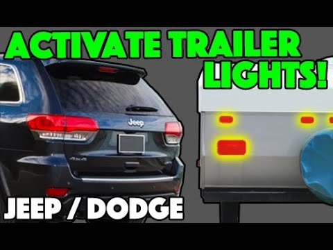 How To Activate Trailer Lights On 2014 Jeep Grand Cherokee