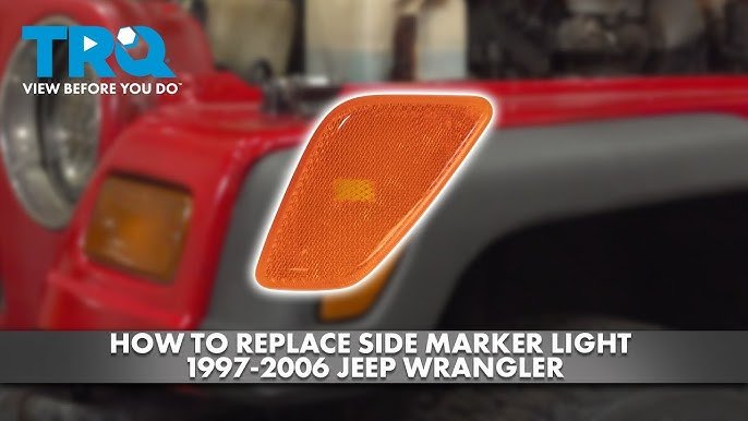 How To Change Out A Side Light Jeep Wrangler Tj
