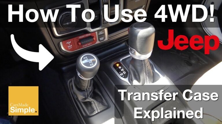 How To Put 2021 Jeep Wrangler In 4 Wheel Drive 2