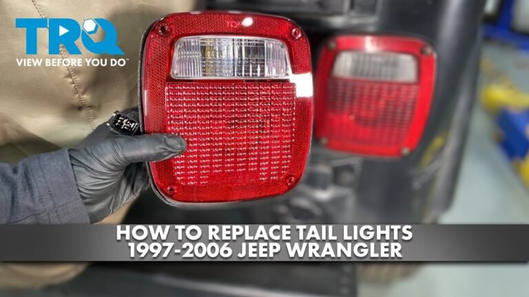 How To Replace 1998 Jeep Wrangler Tail Light Assembly 2