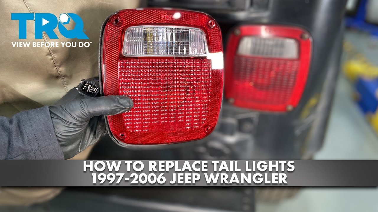 How To Replace 1998 Jeep Wrangler Tail Light Assembly 2