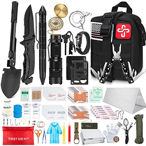 Kit With First Aid And Tools Combined
